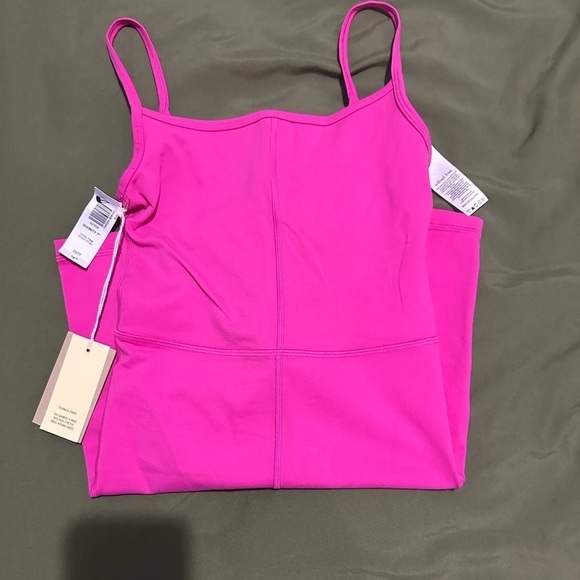 Aritzia Divinity Romper in vital pink. BRAND NEW! - Picture 8 of 9